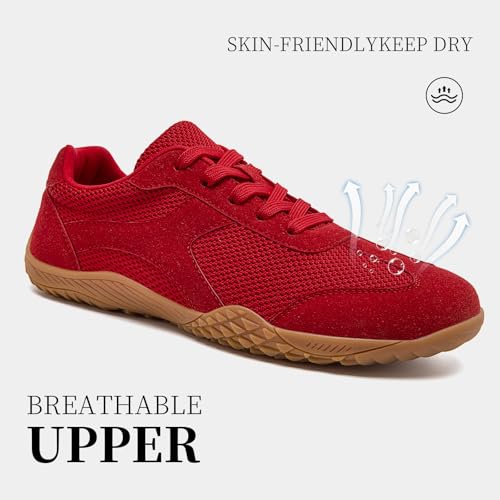Image of Mens Shoes Barefoot Shoes Men Zero Drop Walking Trail Running Hiking Workout Gym Shoes Lightweight Casual Sneakers