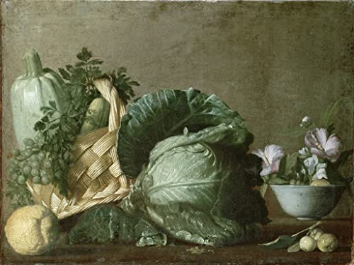 Peinture Murale d'Art Caravaggio Toile Nature Morte Décoration Salon Maison 60x90
