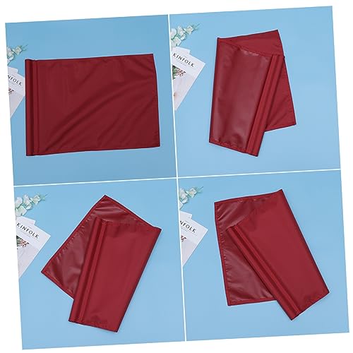 HEMOTON Monochrome Practice Flag for Mini Golf Flag Solid Red Lightweight Tear Resistant Easy to Mount for Putting Practice