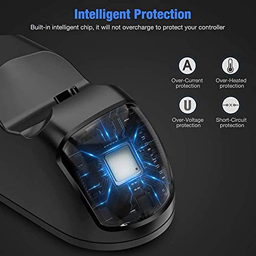 Carregador de controlador ANTSIR PS4, Dock de estação de carregamento de controlador USB para DualSh
