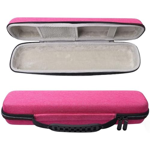 Fashionapple Plancha de Pelo Funda, Duro Estuche, Portátil Viaje Plancha de Pelo Eva Soporte Almacenaje Estilismo Herramienta - Rosa, Free Size