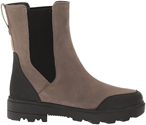 Bogs Womens Holly Tall Chelsea Leather Boot Rain, Taupe, 6 | Image 5