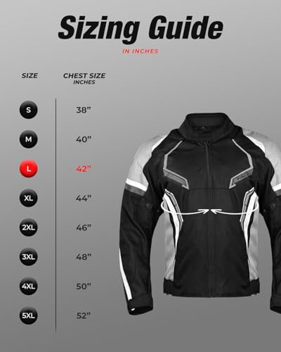 Image of Motorcycle Jacket for Men & Women All Season Hi Viz Armored Safe Riding Enduro Dual Sport Motorbike Adventure Touring Jacket