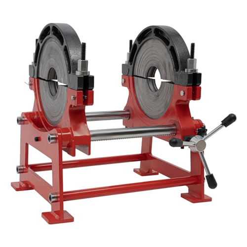 Pipe Welder 3.5''-9.8'' Electric Pipe Butt Fusion Welder PE PP Pipe Tube Butt Fusion Welder Welding Machine 2 Clamps Pipe Fusion Butt Welding Machine 2500W 500RPM