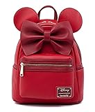 Loungefly Minnie Mouse Red Faux Leather Mini Backpack Standard