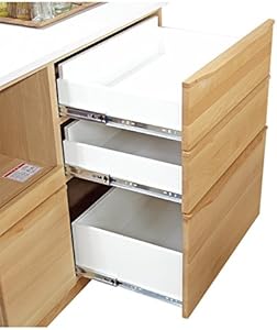 キッチンカウンター 完成品 幅100cm 木製 メープル 北欧風 ナチュラル 堀田木工所