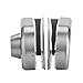 Stainless Steel Glass Door Lock Anti-Theft Security Lock Double Swing Hinged Frameless Push Sliding Gate Lock Apply for Door Thickness 10-12mm/0.39-0.47''