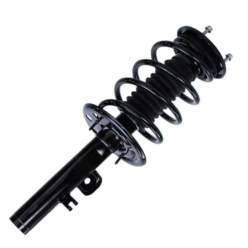 Image of Detroit Axle - Front Struts for 2009-2012 Ford Flex [Non-Turbo] Complete 2 Struts with Coil Spring 2010 2011 Replacement Suspension Quick Install Ready Shocks Assembly