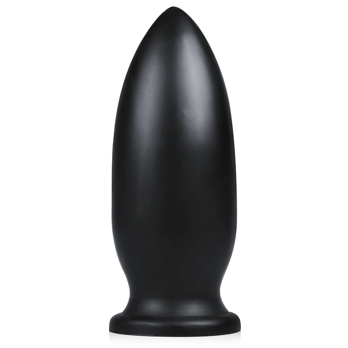 BUTTR Yellow Dog Buttplug (Ø 6.8-9.5 cm) Con un design proiettile stimolante e ventosa extra forte, grande presa anale XXL per l'utente esperto, liscia, flessibile, proiettile
