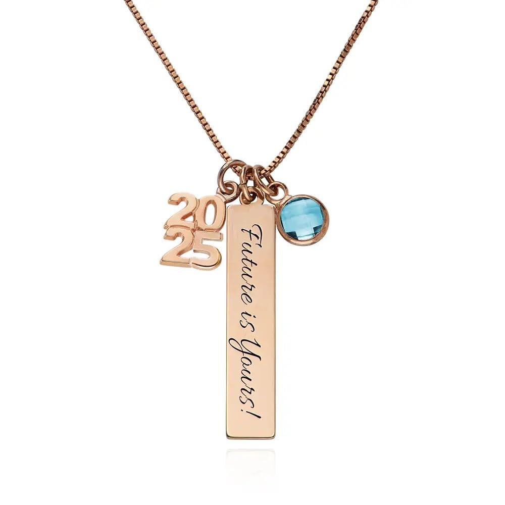 Personalized Graduation Charms Necklace