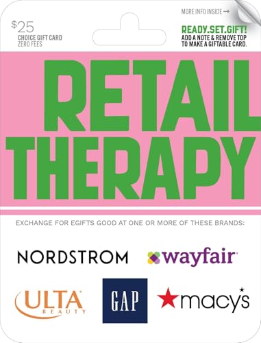 Multi-Brand Choice Cards Retail Therapy Physcial Gift Card – Multi-Brand Choice Cards Retail Therapy Physcial Gift Card –