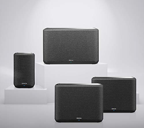 Denon Home Multiroom-Lautsprecher Set, Home Paket 3, HiFi Lautsprecher mit HEOS Built-in, WLAN, Bluetooth, AirPlay2, bestehend aus 1x Denon Home 150, 2x Denon Home 250 und 1x Denon Home 350, schwarz