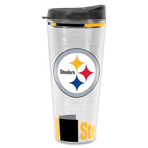Image of Rico Industries NFL Football Double Wall Classic 16oz Or 20oz Tritan Tumbler W Lid