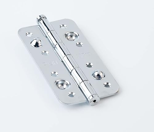 BISAGRA SEGURIDAD CROMO BRILLO, PUERTA PORTON SEGURIDAD 150X80 CANTOS REDONDEADOS Cover