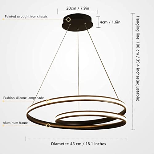 Lampe suspendue LED pour table à manger et repas conviviaux