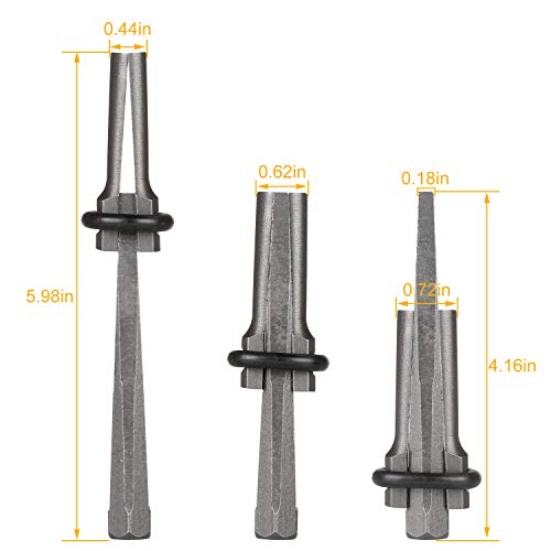 Abuff 10 Packs Of Heavy Duty Wedge And Feather Shims, Abuff 5/8 Inch Plug Shim And Wedge Concrete Rock Stone Splitter Hand Tools thumb #1
