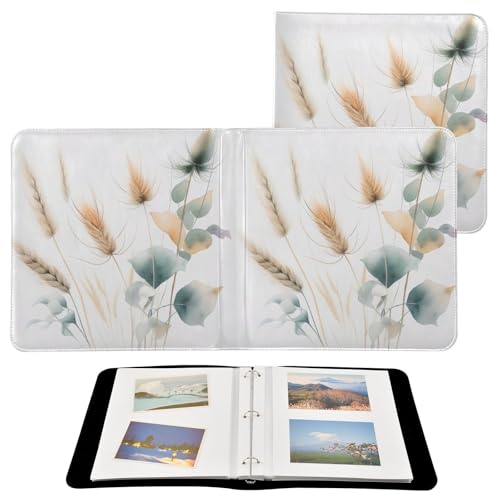 Álbum de fotos adhesivo para bricolaje con encuadernación de 3 anillos, 40 páginas, tamaño 8x10 para recuerdos miniatura 2