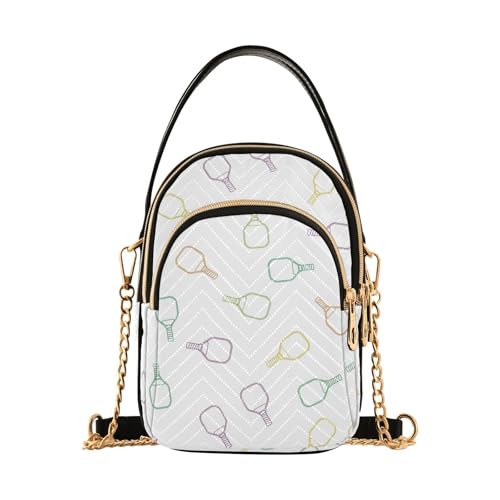 Image of MCHIVER Golf Crossbody Bag for Women Cell Phone Purse Wallet with Removable Chain Shoulder Handbag