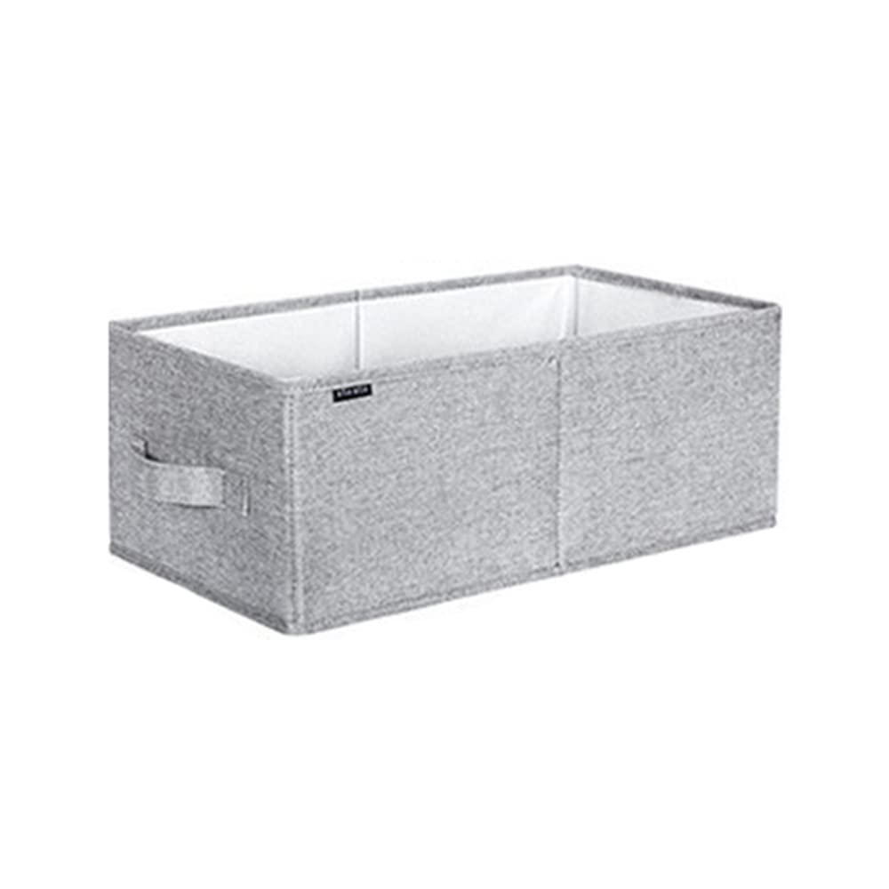 ETRGFTHU Clothes Storage Box Household Large-capacity Foldable Wardrobe Sundries Storage Drawer Storage Environmentally Friendly and Tasteless(Grey,40cm*25cm*17cm)