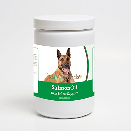 Healthy Breeds Belgian Malinois Salmon Oil Soft Chews 120 Count