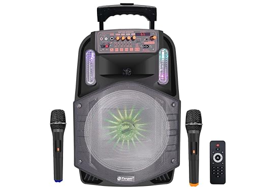 Image of TARGET TT-PSG-1202 Wireless Bluetooth 12 inch Portable Trolley Speaker 200 WATTS RMS, with The Added TWS (True Wireless Stereo) functionality
