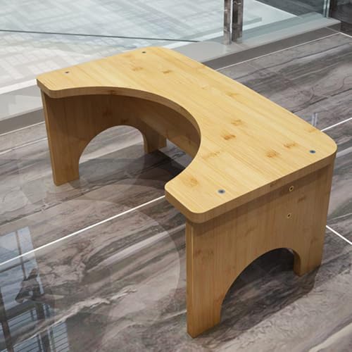 Tabouret de toilette de bain en bois pour apprentissage propreté - 4