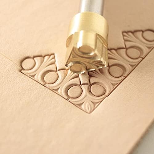 DandS ltd Leather Stamp Tool, Professional Steel Craft Tool for Leatherworking, Embossing, Carving & Stamping Leather Projects, Belts Wallets & DIY Projects Compatible with Mallet #494Y