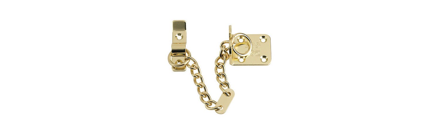 ZAB15 Heavy Duty Door Chain Polished Brass