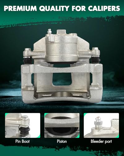 Image of SCITOO Front Left Brake Caliper With Bracket 18B4772 Compatible For Buick For Rendezvous 2002-2007,For Pontiac For Aztek 2001-2005