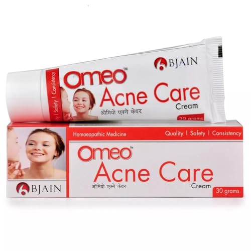 Bjain Omeo Acne Care Homeopathic Cream, 30gm for Blotches, Itchin...