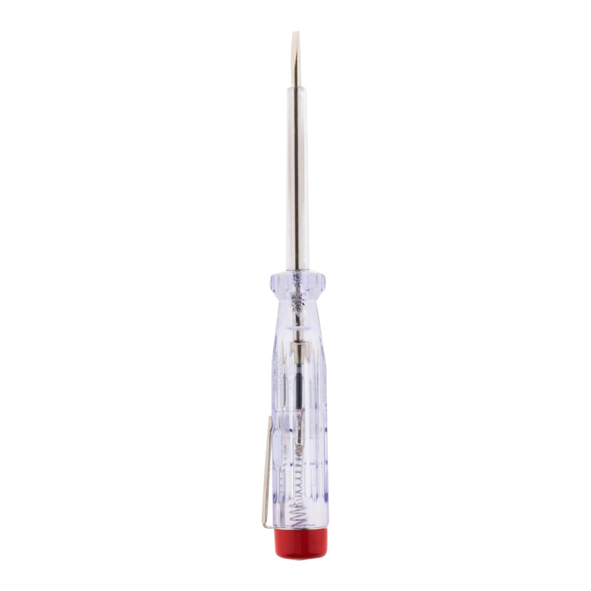 Zenitech - Śrubokręt Próbnik Napięcia 250V 50Hz - Płaska Szerokość 3 mm - Długość 140 mm - Z Wskaźnikiem Świetlnym - Idealny do Wykrywania Napięcia - Praktyczny - Żółty