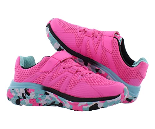 Fila Cybotic Strap Mashup Girls Shoes Size 3.5, Color: Pink/Black4