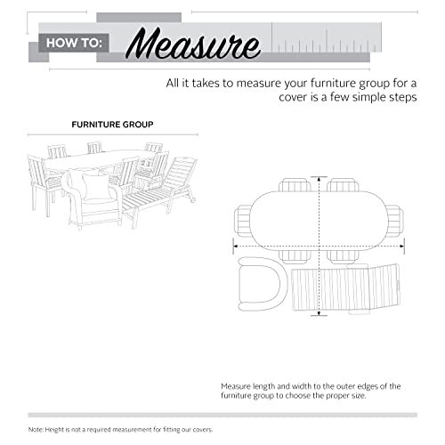 Image of Classic Accessories Classic Accessories 55-884-051501-00 Patio Furniture Cover, X-Large