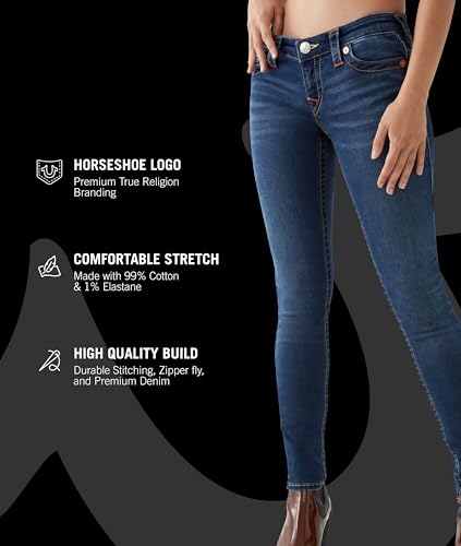True Religion Women's Stella Low Rise Skinny Jean - Afbeelding 5