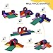 TODEFULL 10 Piece Foam Climbing Blocks, Soft Climbing Toys for Toddlers, Lightweight Baby Climbing Gym, Indoor Baby Activity Play Set for Crawling Climbing and Sliding