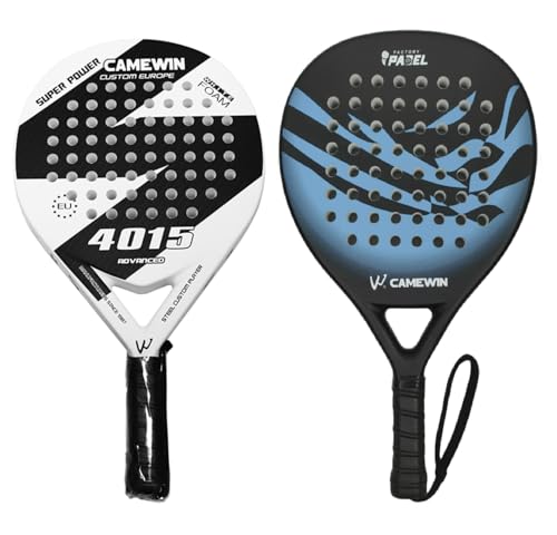 Opiniones y reviews de Funda raqueta pádel - cinco favoritos. 31 Pala de Pádel con Funda Kit Paquete 2 Raquetas de Pádel Profesional Pádel Fabricada con Espuma EVA Flexible y 100% Fibra de Carbono para Principiantes e Intermedios (4015...