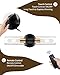 Rayogale Rechargeable Battery Wall Sconce 2 - Wireless, Dimmable, Timer, Remote, Touch Control, 3000K, USB-C Charging for Living Room, Bedroom Black Gold 2 Pack (Include 4 Specia Bulbs)