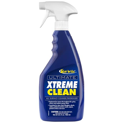 STAR BRITE Ultimate Xtreme Clean - High-Performance All-Surface Cleaner Degreaser, Ideal for Aluminum, Fiberglass, Plastic, Chrome, Stainless, Leather, and Rubber Surfaces