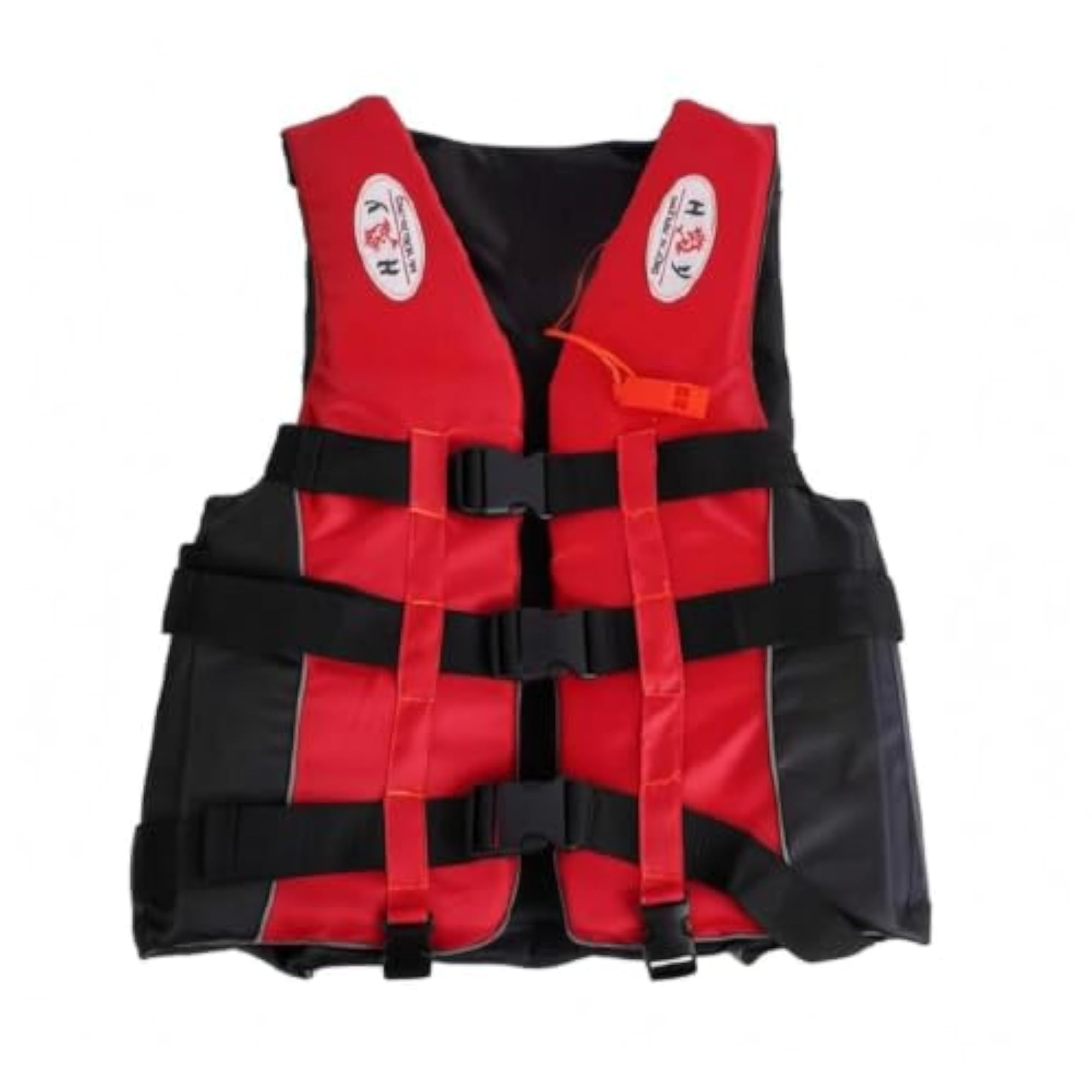 High-Visibility Adult Life Jacket Vest, Sleeveless Padded