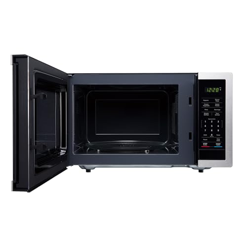 Image of 0.9 cu. ft. 900-Watt Countertop Microwave with Digital Touch | 6 Preprogrammed Cook Modes, Child Safety Lock, Glass Turntable, Auto Defrost by Weight or Time, Add 30 Seconds