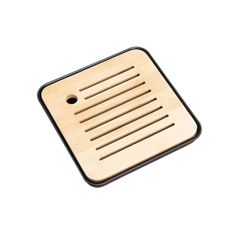 Bandeja para té Bandeja de té for el hogar, Bandeja de té de Kung Fu, Bandeja de Drenaje de té seco Moderna y Simple, Bandeja de té de Kung Fu, mar de té Bandeja para Mesa de café(A)