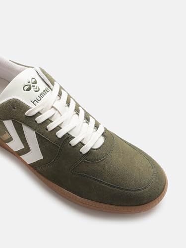 Image of hummel Classic Verve Casual Suede Sneaker for Men Lightweight with Synthetic Suede Enhanced Comfort Cushioned Insole and Slip-Resistance Work and Play Business Casual Shoes