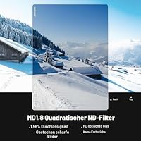 NEEWER ND1,8 (6 Stops) quadratischer ND Filter, 4 x 5,65Zoll, doppelseitiger 30 Multi Nano beschichteter Kino Neutraldichtefilter für NEEWER Matte Box, kompatibel mit Tilta, kompatibel mit SmallRig – Ansicht 3