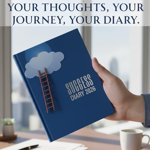 Image of TULMAN Yearly Organizer 2026 Diary, B5 Size (23 x 18 cm) Hardbound Planner with premium Design, Daily Writing Journal, Office & Study Organizer, Perfect for Students, Professionals (1, Blue)
