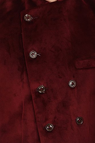 WINTAGE Men's Velvet Grandad Collar Ceremony Blazer - Seven Colors4