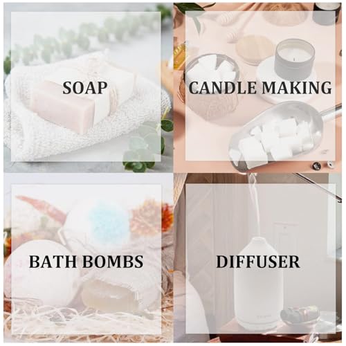 Image of Skie Blue Aroma Diffuser Oil Pack of 6 (Lemon Grass, Madurai Jasmine, Citrus Paradise, Lavender, Sandalwood) | 60ml Collection of 6 Natural Fragrance Oils | Pure & Undiluted