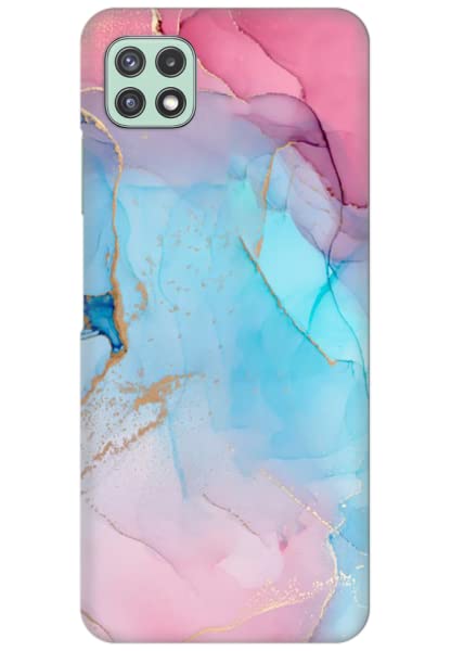 COBERTA Printed Back Cover for Samsung Galaxy A22 5G - new pink and blue marble (B0BH4NKD14) Amazon Price History, Amazon Price Tracker