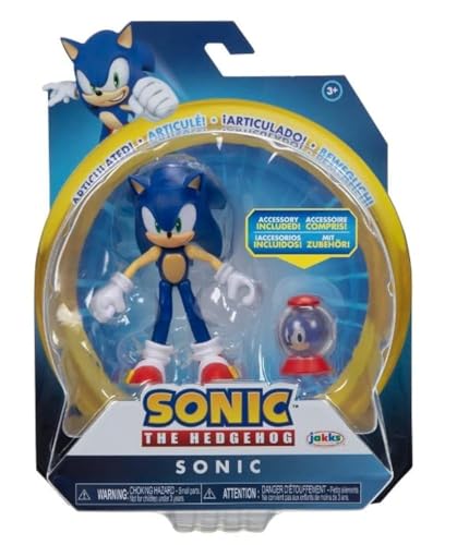 Sonic The Hedgehog 4" Articulated Action Figure Collection (Choose Figure) (Sonic 2.0)