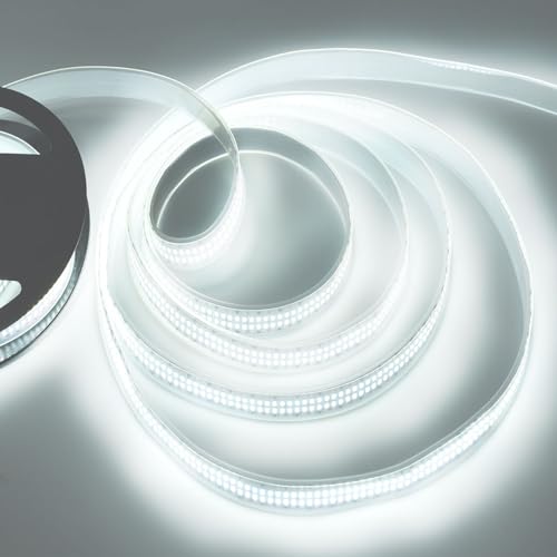 Tira LED Doble Fila 5m Luz Día 6500K Impermeable miniatura 2