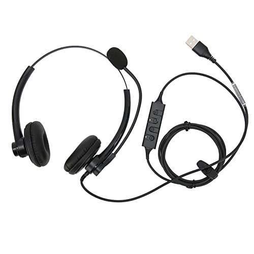 Fones De Ouvido De Telefone, Fone De Ouvido Com Fio E Microfone, Fone De Ouvido Comercial Binaural,
